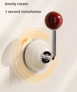 Suction Cup Door Hook Side Hat Rack Wardrobe Dormitory Bathroom Entrance Hall Hat Storage Bedroom Suction Cup Hook (PACK OF 8)