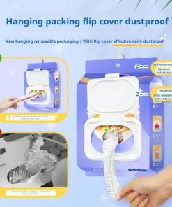 Disposable Food Cover Pull-Out Flip-Top Household Refrigerator with Elastic Opening Plastic Wrap Cover Plastic Wrap Set (PACK OF 10)